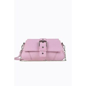 Peta + Jain Maddy Buckle Shoulder Bag Chain in Pink